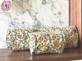 Block-Print Travel Pouches (Set of 3) - Amber Bloom